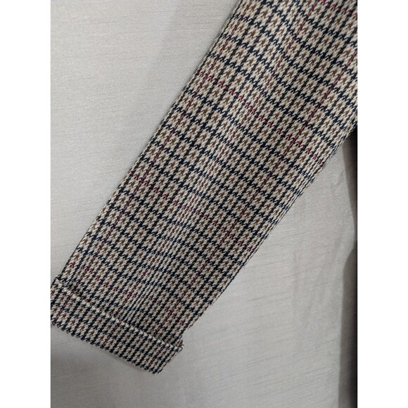Jules & Leopold Long Blazer Women Size XL Houndstooth Oversized Knit Academia - Picture 9 of 16
